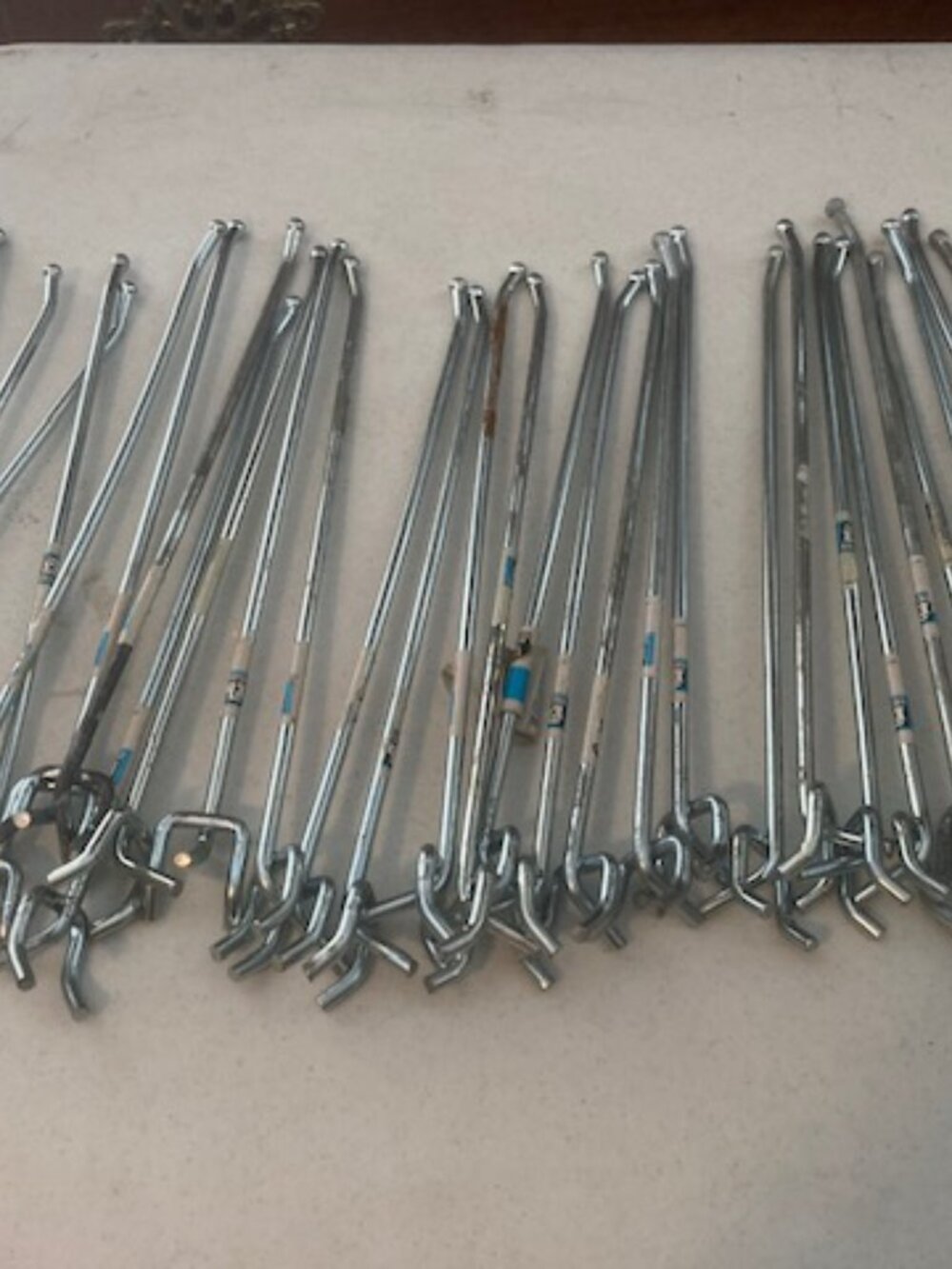 Set of 30 used Pegboard Hooks (10")